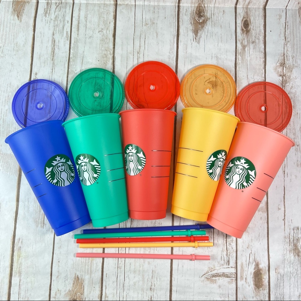 NEW Starbucks Color Changing Reusable Cold Cups 2020 Limited Edition